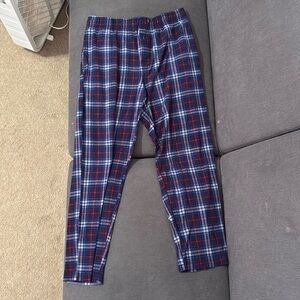 Pajama bottoms, Navy Blue and red